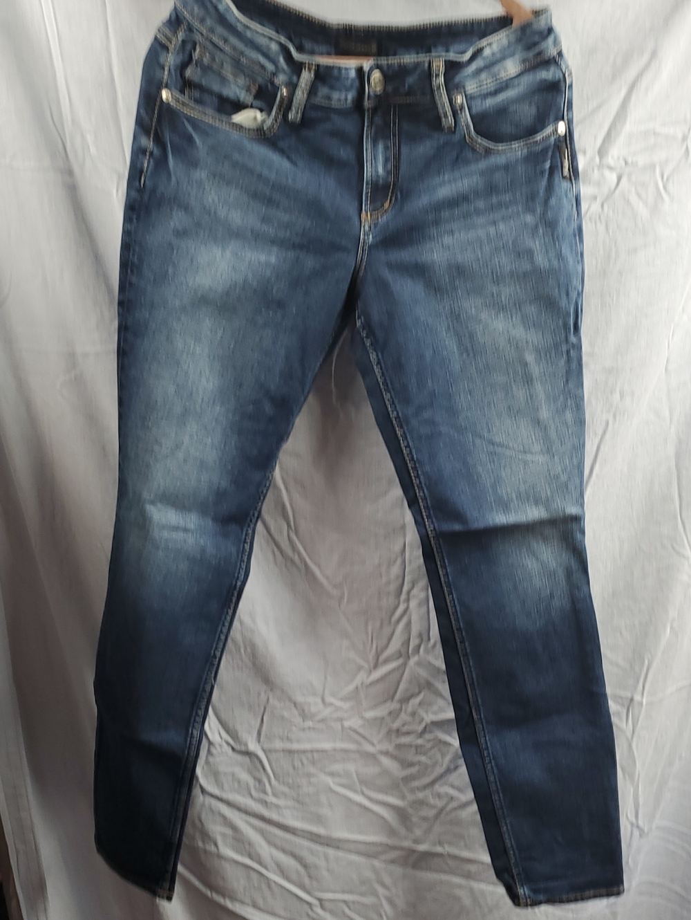 Silver Jeans Women's Slim Straight Blue Jeans - 07